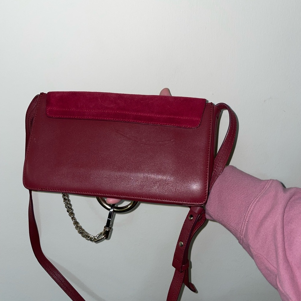 ‼️SOLD‼️ CHLOE - Suede Calfskin Faye Crossbody bag - Picture 4 of 8